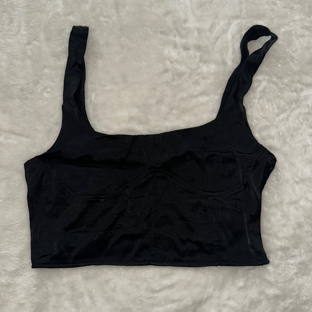 Crop top silky